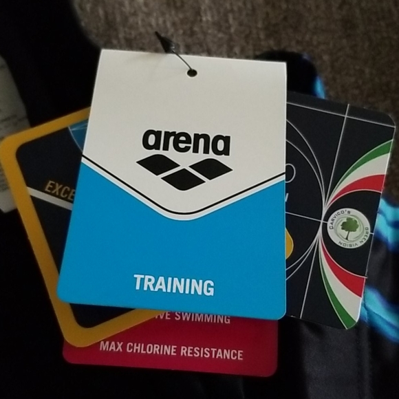 😝ARENA Jammer Swimsuit M Painted Panel mens bottom cover, beach wear - Picture 11 of 16